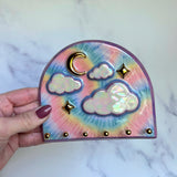 Rainbow Sky Jewelry Wall Hanging Necklace Display B
