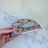 Rainbow Sky Jewelry Wall Hanging Necklace Display B