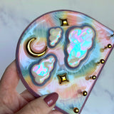 Rainbow Sky Jewelry Wall Hanging Necklace Display B