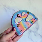 Rainbow Sky Jewelry Wall Hanging Necklace Display A