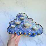 5 Dish Cloud Jewelry Wall Hanging Necklace Display READY TO SHIP B