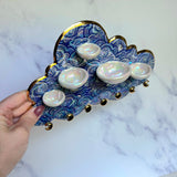 5 Dish Cloud Jewelry Wall Hanging Necklace Display READY TO SHIP B