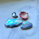 Shell and Clouds Magnet Set A - 4pc