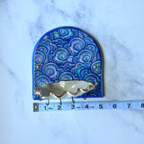 Shell Jewelry Wall Hanging Cloud Arch Necklace Display A