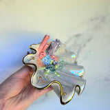 Sea Turtle Shell Jewelry Wall Hanging Coral Reef Necklace Display A