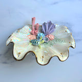 Sea Turtle Shell Jewelry Wall Hanging Coral Reef Necklace Display A