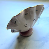 Humming Bird Shell Jewelry Wall Hanging Montera Leaves Necklace Display