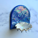 Shell Jewelry Wall Hanging Cloud Arch Necklace Display A