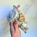 Clown Fish Shell Jewelry Wall Hanging Coral Reef Necklace Display