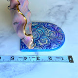 Pink Shell Jewelry Wall Hanging Cloud Arch Necklace Display