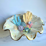 Sea Turtle Shell Jewelry Wall Hanging Coral Reef Necklace Display C