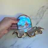 Rainbow Arch Shell Jewelry Wall Hanging Necklace Display