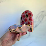 Strawberry Shell Jewelry Wall Hanging Necklace Display