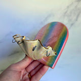 Arch Rainbow Shell Jewelry Wall Hanging Necklace Display A