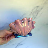 Pink Shell Jewelry Wall Hanging Cloud Arch Necklace Display