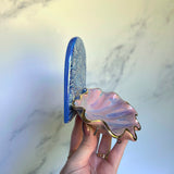 Pink Shell Jewelry Wall Hanging Cloud Arch Necklace Display
