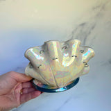 Rainbow Shell Jewelry Wall Hanging Round Necklace Display A