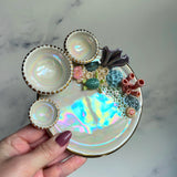 Sea Treasure - Coral Reef Dish Iridescent Infinity Sea Turtle Tray