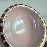 Cotton Cand Crystal Dish Iridescent Infinity Tray