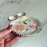 Candy Clouds Dish Iridescent Infinity Sky Tray