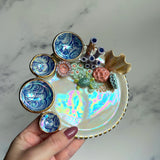 Coral Reef Dish Iridescent Infinity Sea Turtle Tray A