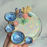 Coral Reef Dish Iridescent Infinity Sea Turtle Tray A