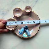 Cotton Cand Crystal Dish Iridescent Infinity Tray
