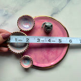 Pretty Kitty Dish Iridescent Infinity Tray Pink