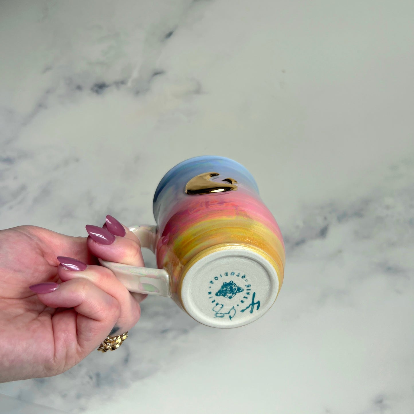 Mini Golden Moon Color Way Mug