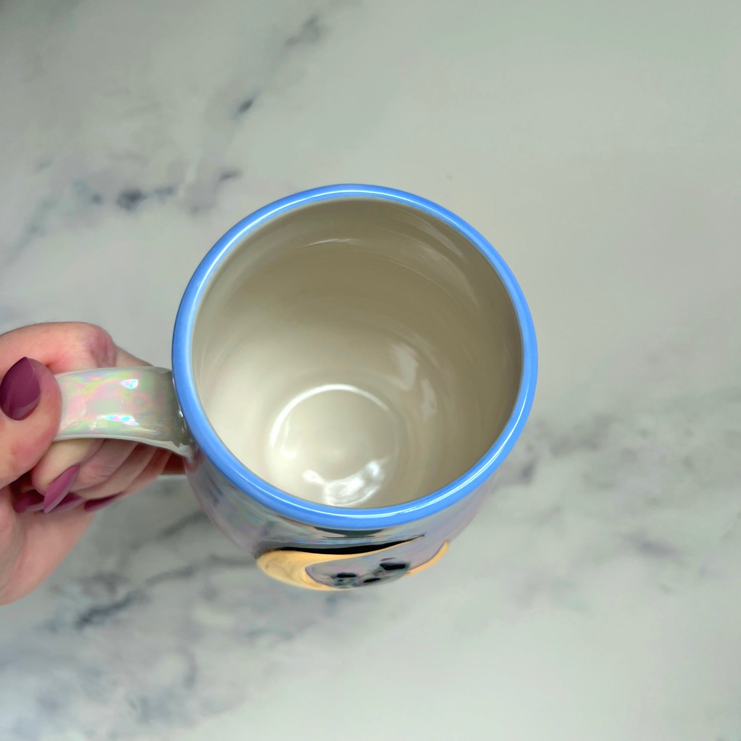 Cat Moon Rise Cat Gradient Mug A