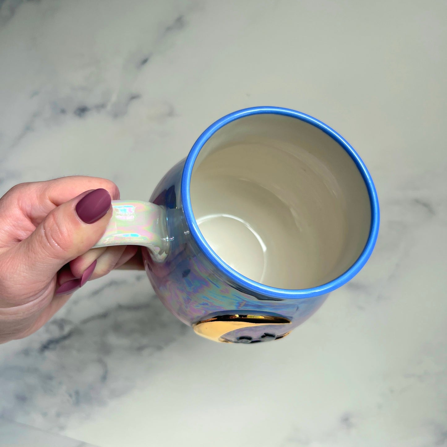 Cat Moon Rise Cat Gradient Mug