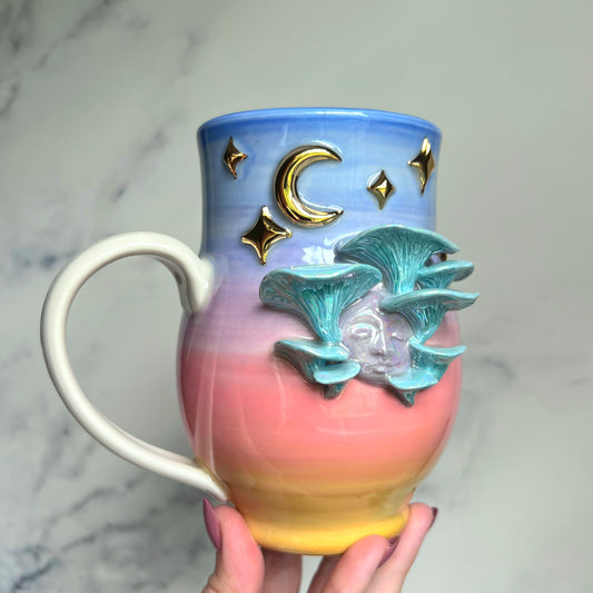 Oyster Mushroom Goddess Mug