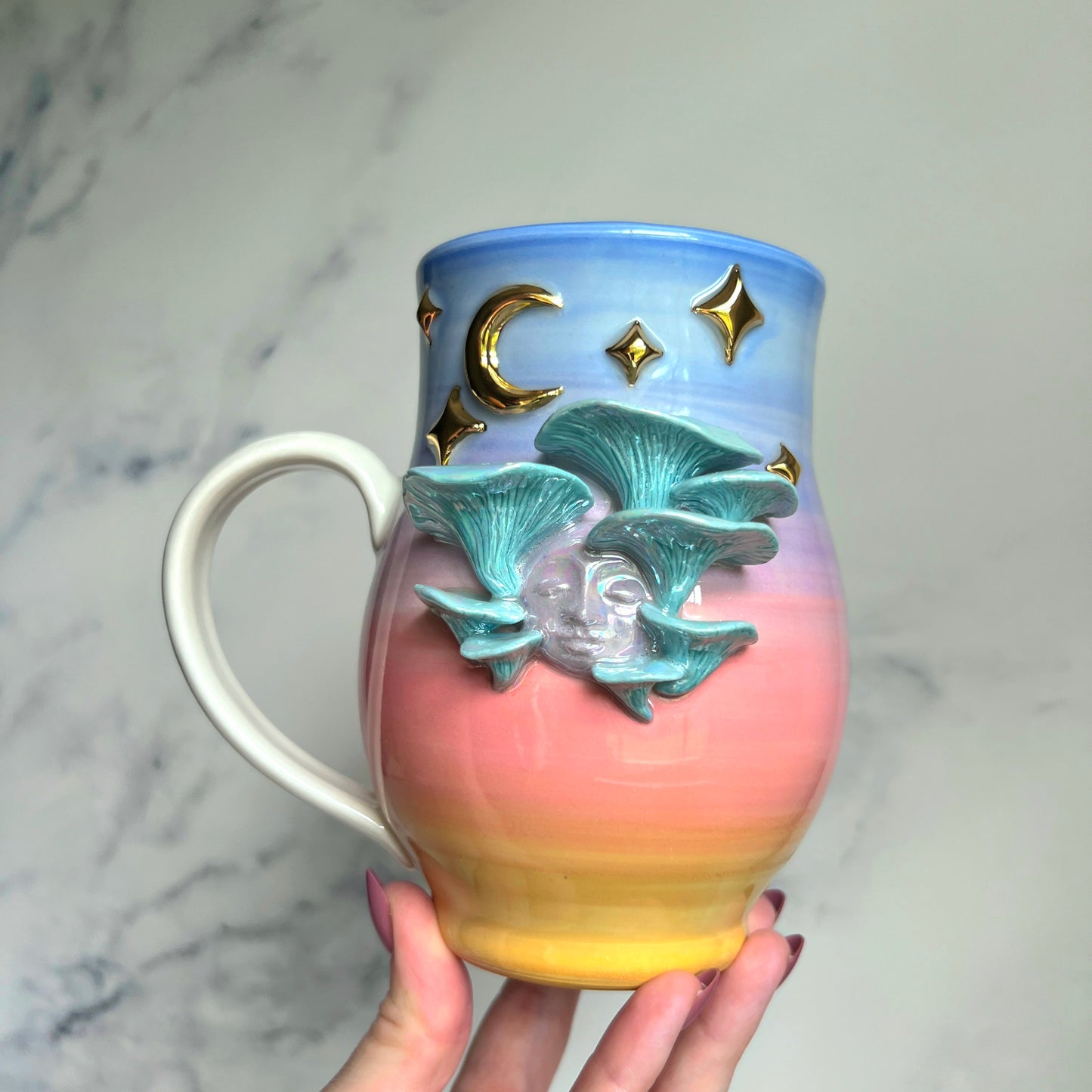 Oyster Mushroom Goddess Mug