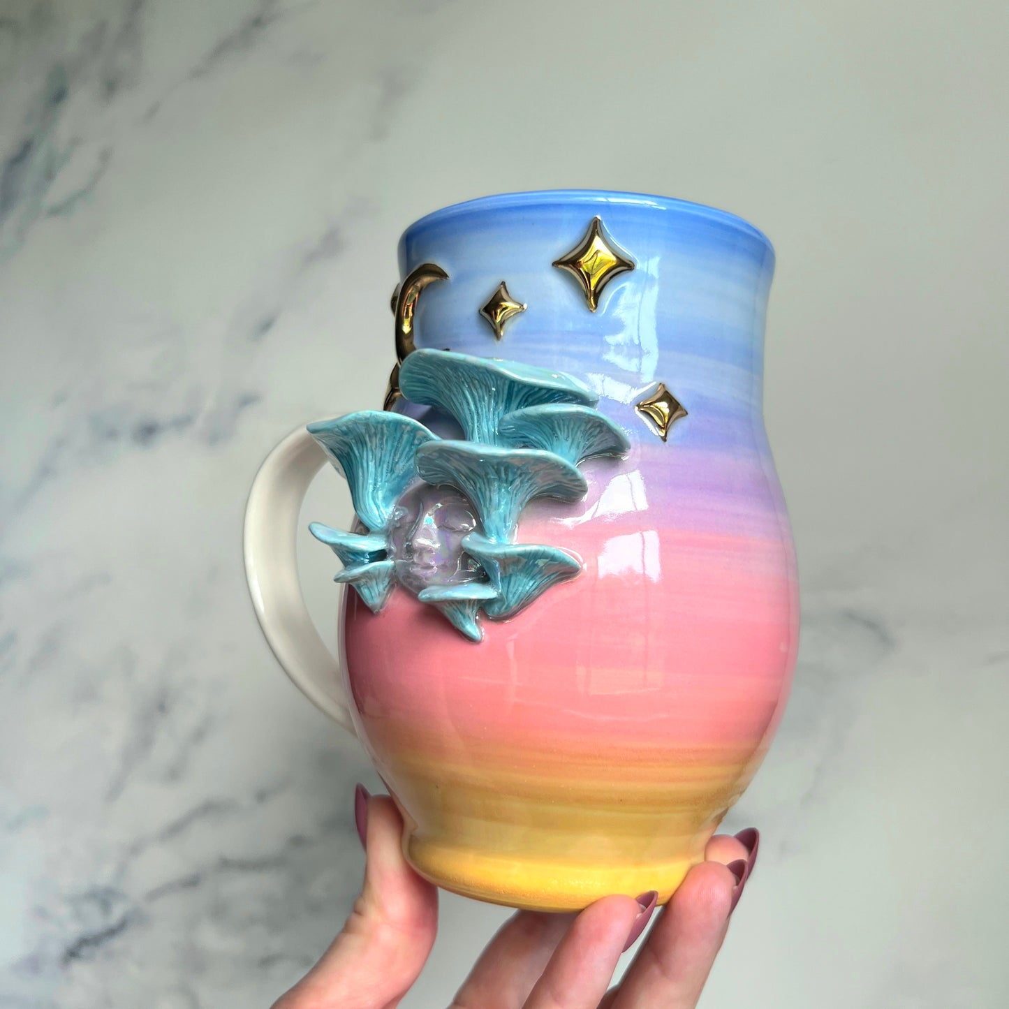 Oyster Mushroom Goddess Mug