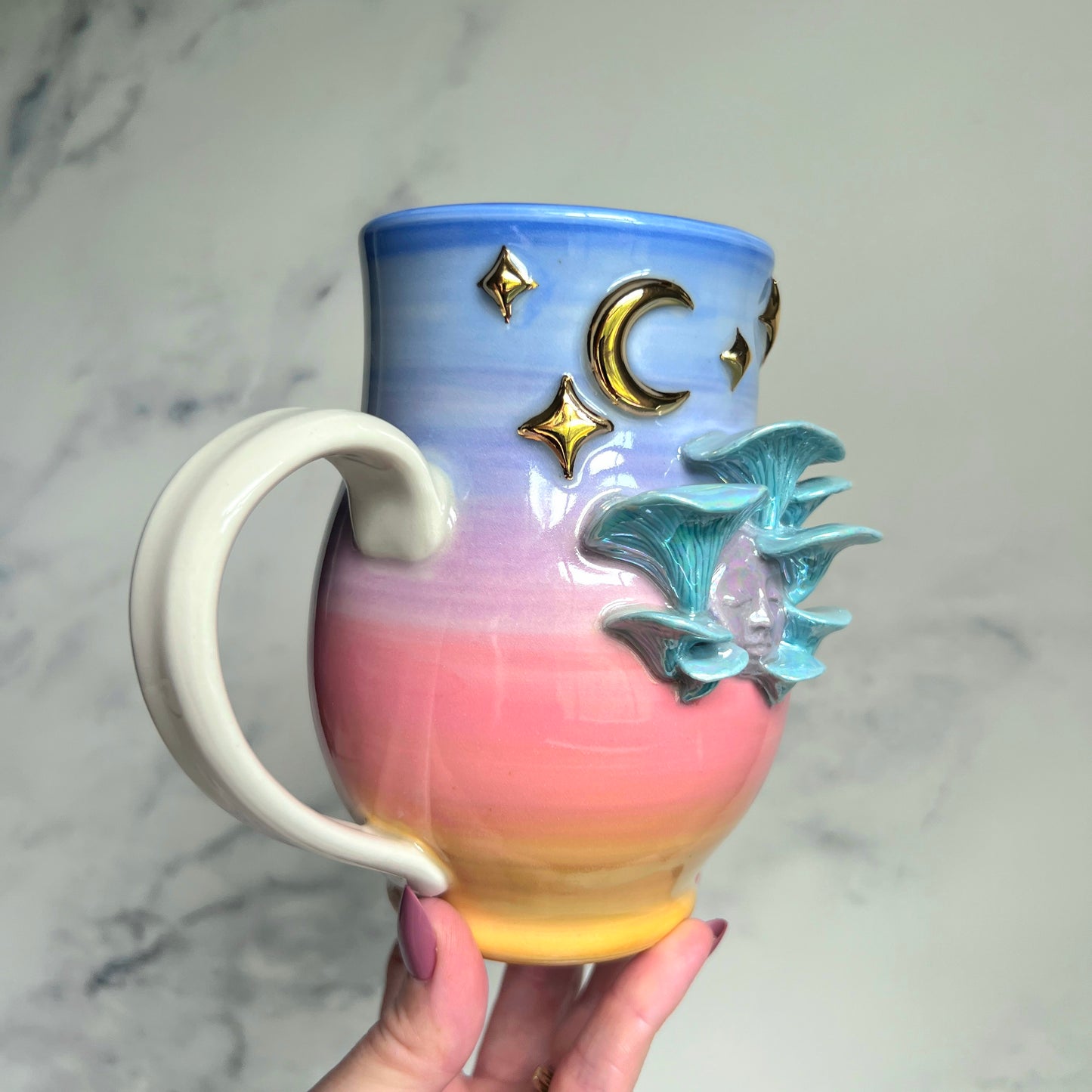 Oyster Mushroom Goddess Mug