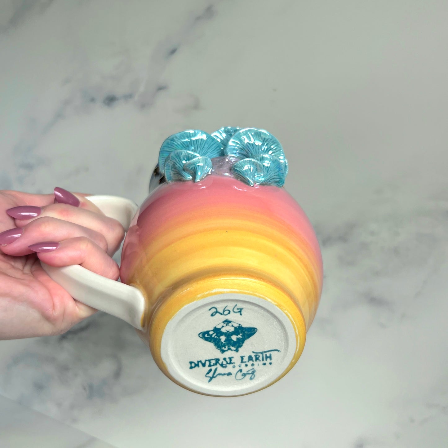 Oyster Mushroom Goddess Mug