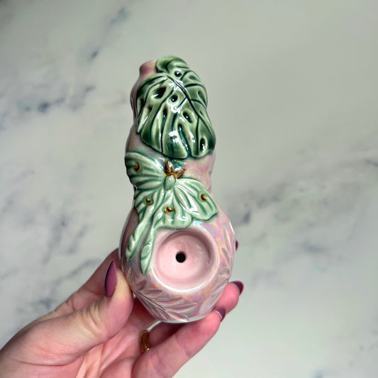Moth & Monstera Pipe