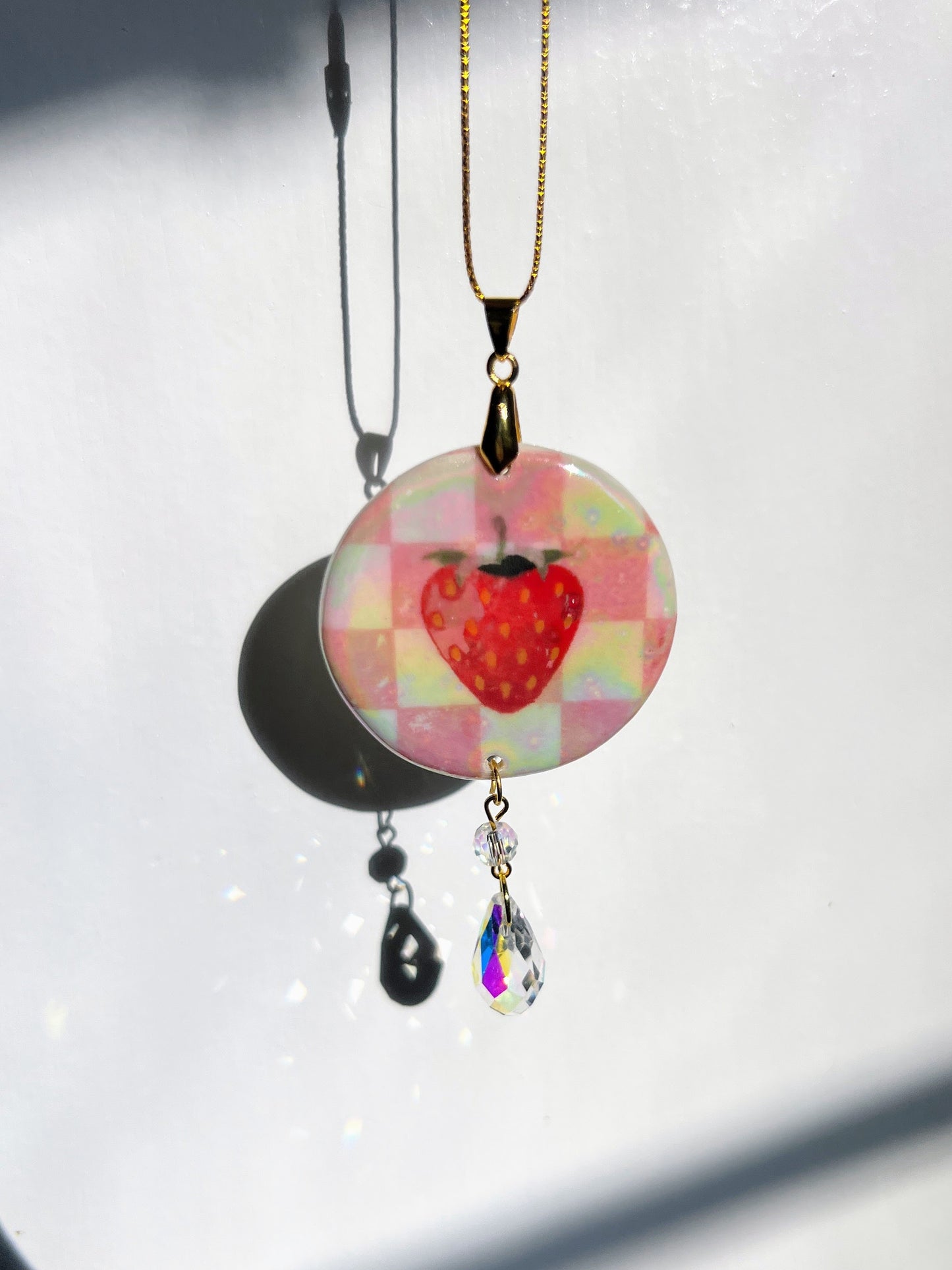 Strawberry Ornament Suncatcher