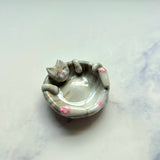 Gray Cat Ring Dish