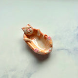 Orange Cat Ring Dish