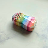 AnchorStone - Fidget Toy - Breath Work Tool - Rainbow Sensory Stone C