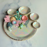 Aurora's Reef - Sea Turtle Coral Reef Dish Jewelry Infinity Tray