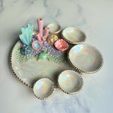 Turtle Garden - Coral Reef Dish Iridescent Infinity Sea Turtle Tray