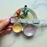 Candy's Cove - Sea Turtle Coral Reef Dish Iridescent Infinity Tray