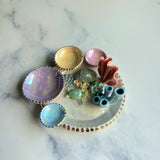 Candy's Cove - Sea Turtle Coral Reef Dish Iridescent Infinity Tray