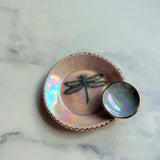 Dragonfly Dish Iridescent Ring Tray