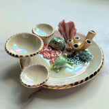 Turtle Cove - Coral Reef Dish Iridescent Infinity Sea Turtle Tray