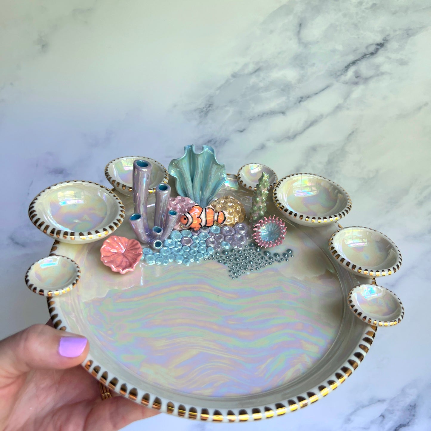 Finding Naomi Tray - Plateau infini à bijoux Corail Récif Poisson Clown