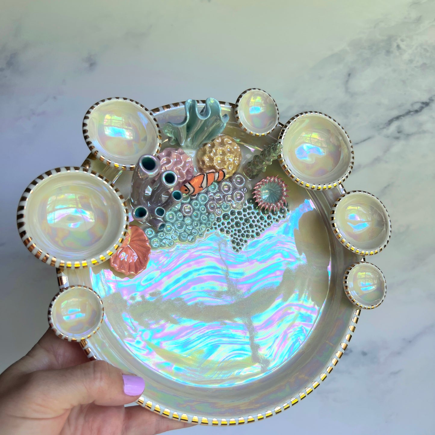 Finding Naomi Tray - Plateau infini à bijoux Corail Récif Poisson Clown