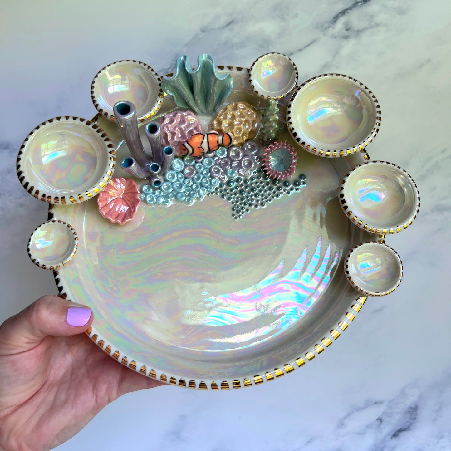 Finding Naomi Tray - Plateau infini à bijoux Corail Récif Poisson Clown